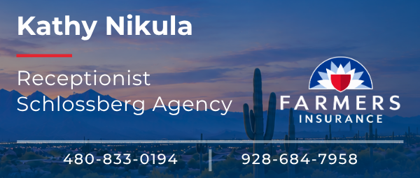 Kathy — Schlossberg Agency reply signature
